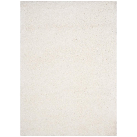 Safavieh Polar Shag Power Loomed Medium Rectangle Area Rug, White - 5 ft.-1 in. x 7 ft.-6 in. PSG800B-5